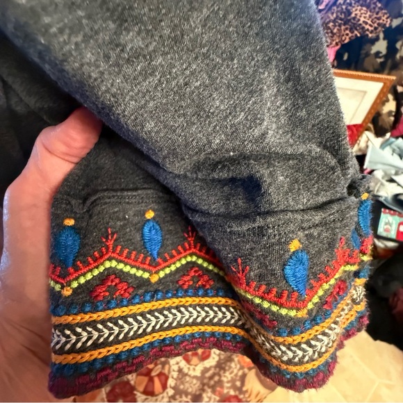 Johnny Was Multicolor Embroidered Cardigan - Picture 14 of 15